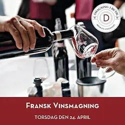 Fransk Vinsmagning - Frederiksberg d. 24. april 2025