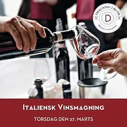 Italiensk vinsmagning - Nygade d. 27. marts 2025